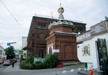 26 Ağustos, Rusya, Nizhny Novgorod, Tanrı 'nın Annesi' nin Vladimir-Oran ikonunun anısına şapel.