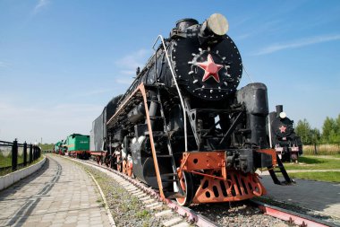 28 Ağustos, Rusya, Nizhny Novgorod, Açık Hava Buhar Lokomotifleri Müzesi