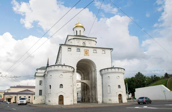 Augusztus 2020 Oroszország Vladimir Golden Gate Unesco Emlékmű — Stock Fotó