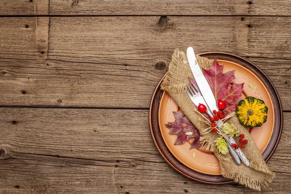 Sonbahar ve Şükran Günü yemeği.