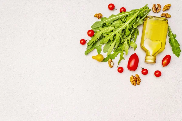 Fondo de cocina de verduras frescas — Foto de Stock