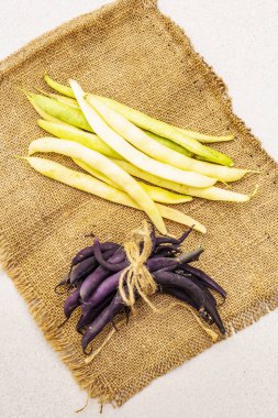 Kabuklu taze fasulye çeşitleri.