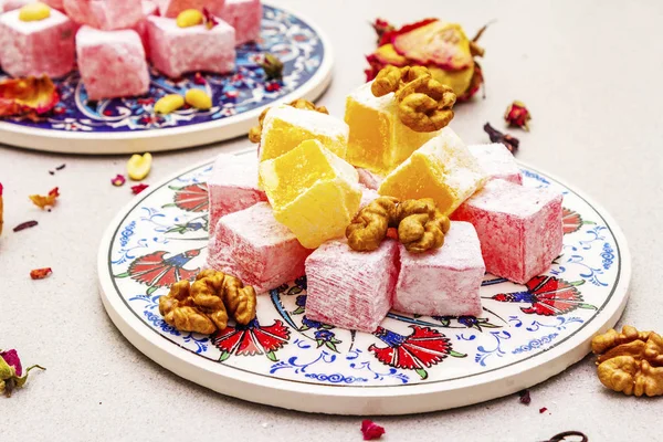 Eastern sweets. Traditional Turkish delight