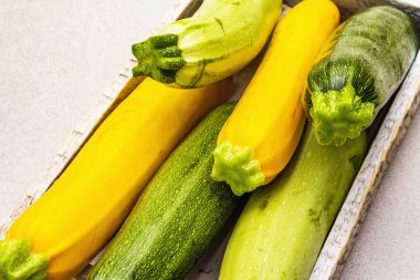 Renkli kabak çeşitleri.