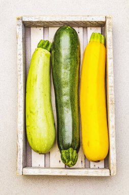 Renkli kabak çeşitleri.