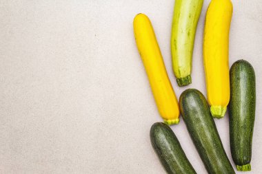 Renkli kabak çeşitleri.