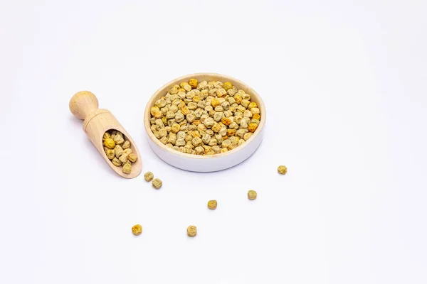 Guisantes Secos Aislados Sobre Fondo Blanco Ingrediente Tradicional Preparación Alimentos —  Fotos de Stock