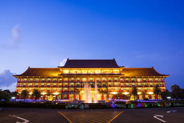 Вид Grand Hotel Kaessiung Солнечный День Kaessiung Тайвань — стоковое фото