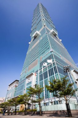 Taipei 101 gökdeleni Taipei, TAIWAN.