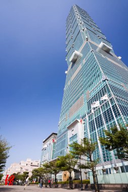 Taipei 101 gökdeleni Taipei, TAIWAN.