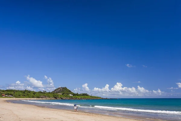 Ola Mar Con Playa Taiwan Sur — Foto de Stock