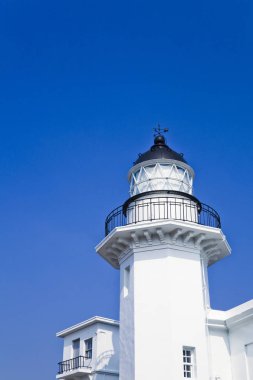 Kaohsiung, Tayvan deniz feneri Görünümü Kapat.