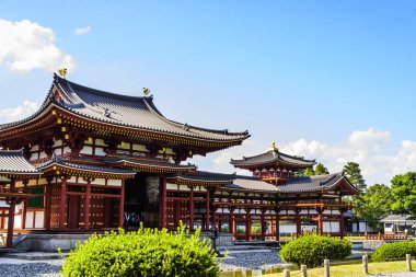 Güzel mimari Byodo içinde Kyoto Japonya tapınakta.