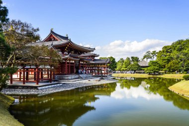 Güzel mimari Byodo içinde Kyoto Japonya tapınakta.