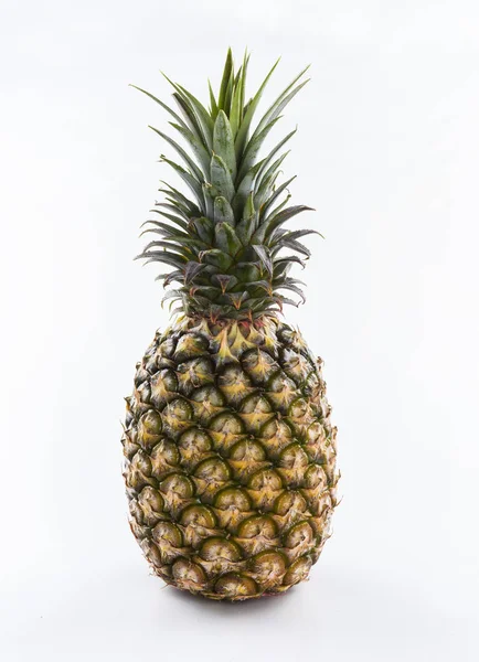 Pineapple Close Isolated White Background — Stock Photo, Image