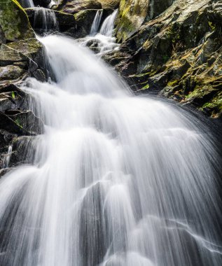 Yakın şelale, doğal arkaplan