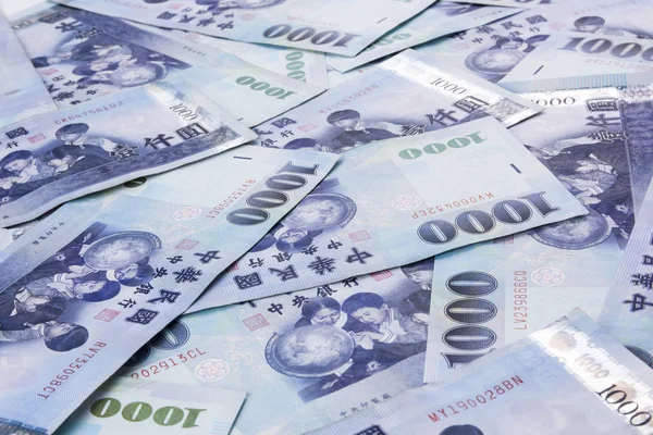 Tayvan para birimine yakın çekim