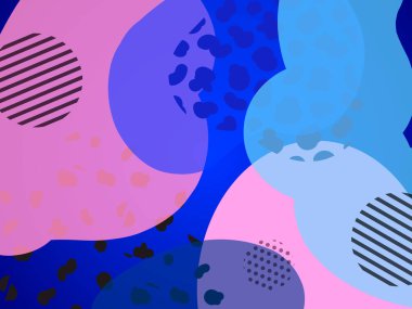 Benekli soyut desen. Vektör çizim