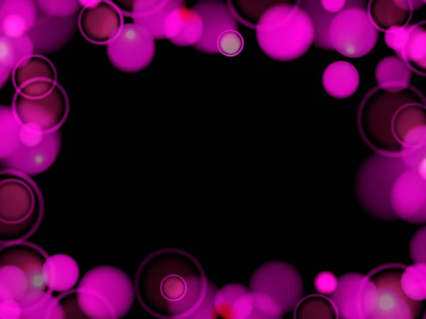 Bokeh abstrato fundo roxo. Ilustração vetorial para cartaz — Vetor de Stock