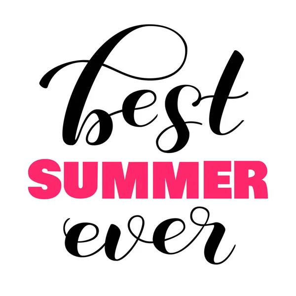 Der beste Sommer aller Zeiten. Vektor Illustration eps10 für Poster — Stockvektor