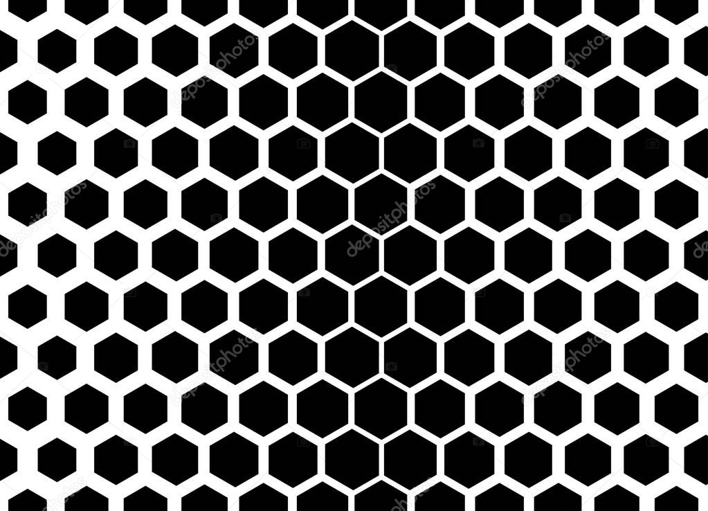 Honeycomb seamless background. Vector illustration for card.