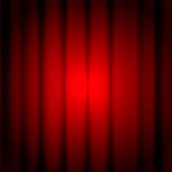 Ilustração vetorial. Vazio vermelho cortinas fechadas fundo . — Vetor de Stock