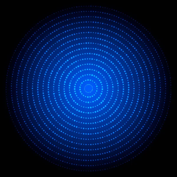 Abstrakt glänsande blå bakgrund. Vektor illustration för affisch — Stock vektor