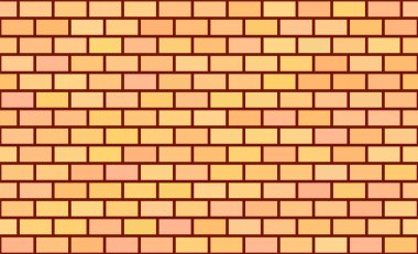 Kusursuz desen. Bej tuğlalı arka plan. Poster için vektör stok illüstrasyonu