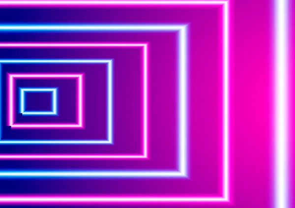 Neon Gestreepte Lichtingang Abstracte Achtergrond Voorraadillustratie Van Vectoren — Stockvector
