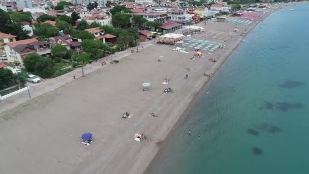 Drone Ile Goruntulenmis Sahil Kiyi Seridi — Stock videók