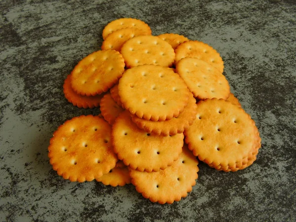 Galletas Ruddy Copiar Espacio Macro —  Fotos de Stock