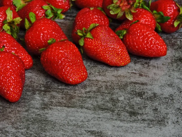 Juicy strawberrie. Macro. Organic strawberry.