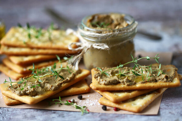 Домашний паштет печени. Вкусный домашний паштет со специями и травами. Кето диета. Здоровое питание
.