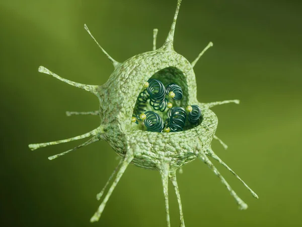 Virüs Render — Stok fotoğraf