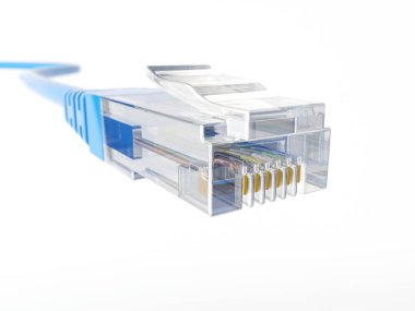 Ethernet kablosu - 3d Hazırlama