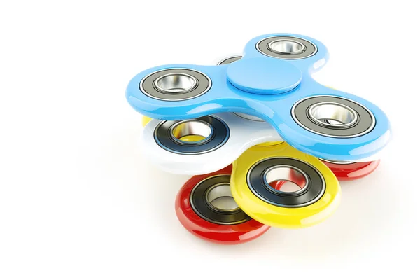 Aliviar Estrés Colorido Fidged Spinner Rendering — Foto de Stock