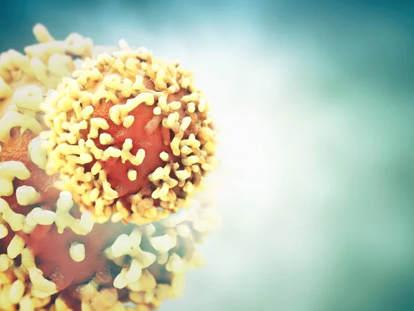 がん細胞 3Dレンダリング — ストック写真