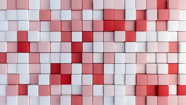 Färgglada kuber som abstrakt bakgrund-3D-rendering — Stockfoto