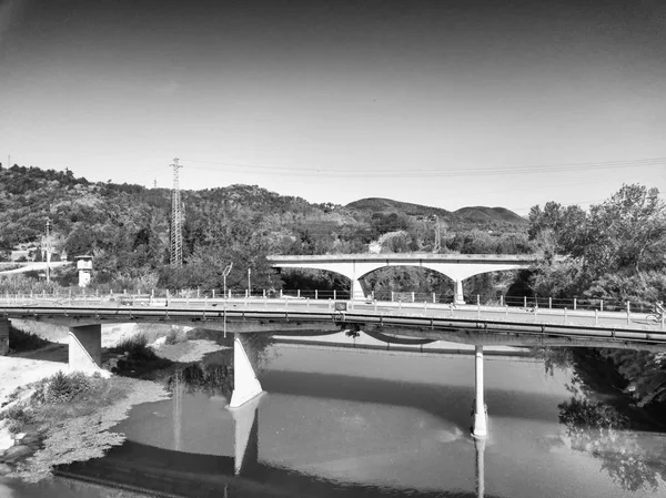 Ponte Sul Fiume Serchio Lucca Italia — Foto Stock