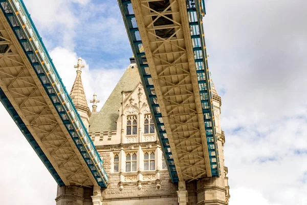 Tower Bridge Bekijken Van Onderaf London Verenigd Koninkrijk — Stockfoto