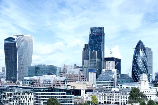 Vista Panorámica Del Horizonte Londres Reino Unido — Foto de Stock