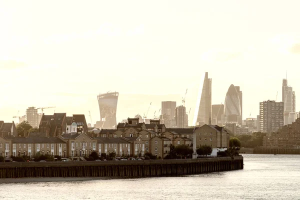 Londra Ufuk Çizgisinin Panoramik Görüntüsü Ngiltere — Stok fotoğraf