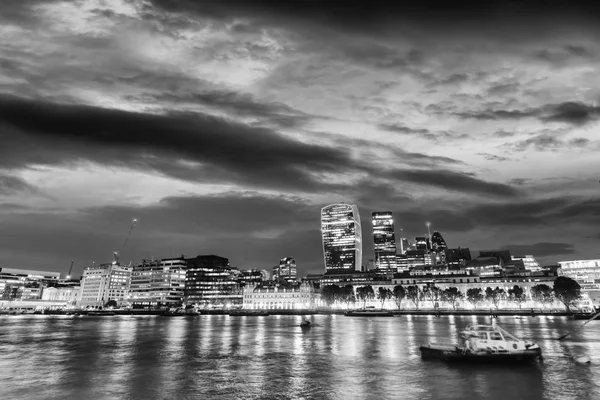 Gece Londra Güzel Manzara — Stok fotoğraf