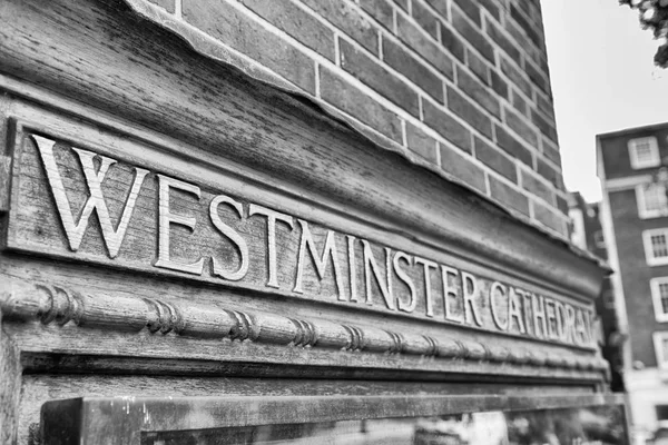 Westminster Catherdal Assina Londres Reino Unido — Fotografia de Stock
