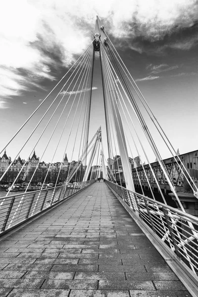 Golden Jubilee Bridge London — Stockfoto