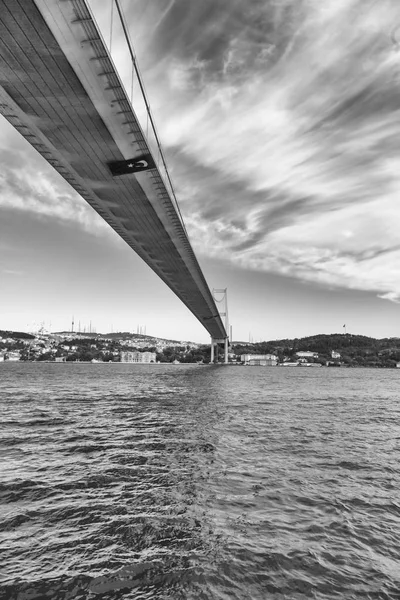 Λεπτομέρειες Από Γέφυρα Του Βοσπόρου Στην Κωνσταντινούπολη Τουρκία — Φωτογραφία Αρχείου