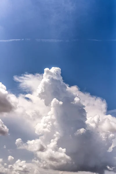 Cielo Azul Nubes Blancas Después Tormenta —  Fotos de Stock
