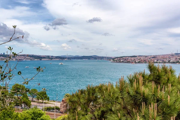 Panoramik İstanbul tepelerden.