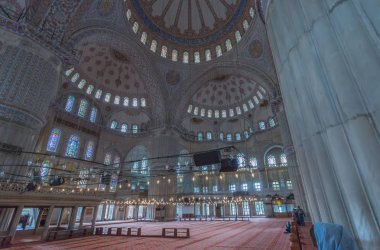  İç Sultanahmet Camii, İstanbul.