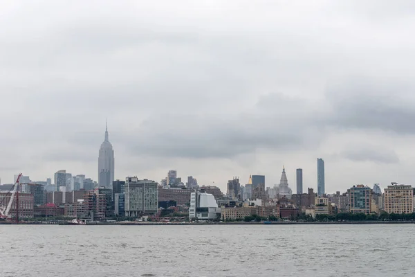 Skyline Upper Manhattan Desde Hoboken —  Fotos de Stock